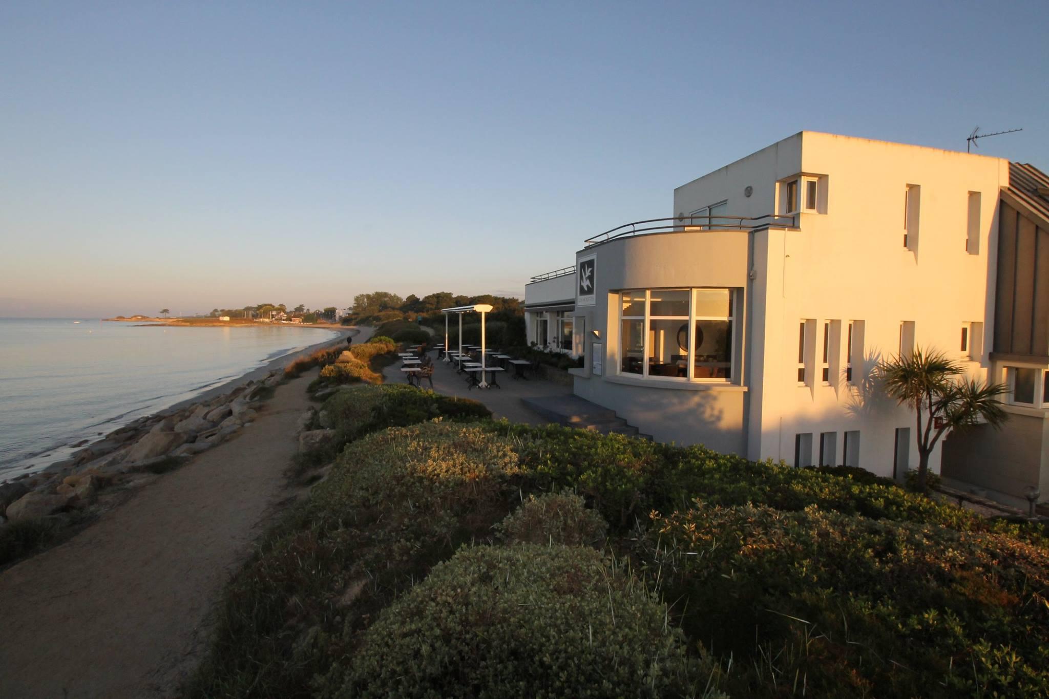 Logis Hotel & Restaurant Les Mouettes - Larmor Plage, Proche De Lorient 외부 사진