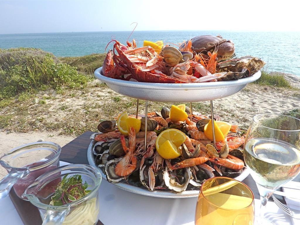 Logis Hotel & Restaurant Les Mouettes - Larmor Plage, Proche De Lorient 외부 사진