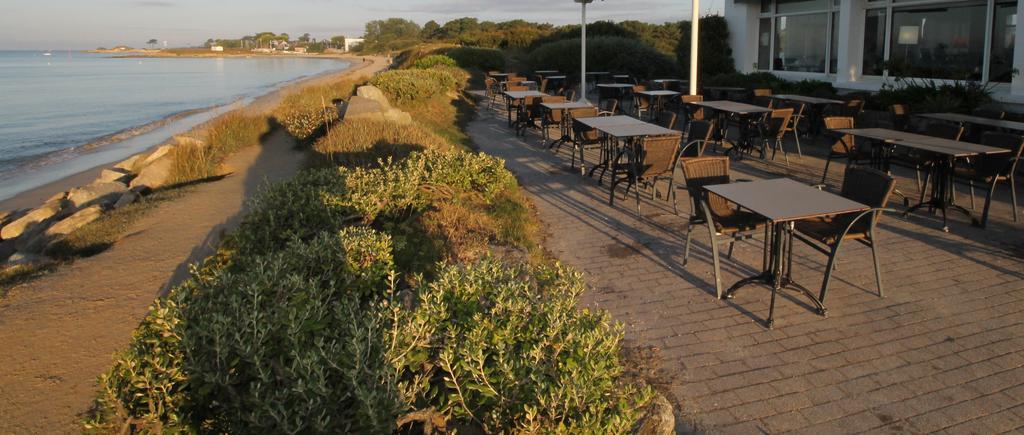Logis Hotel & Restaurant Les Mouettes - Larmor Plage, Proche De Lorient 외부 사진
